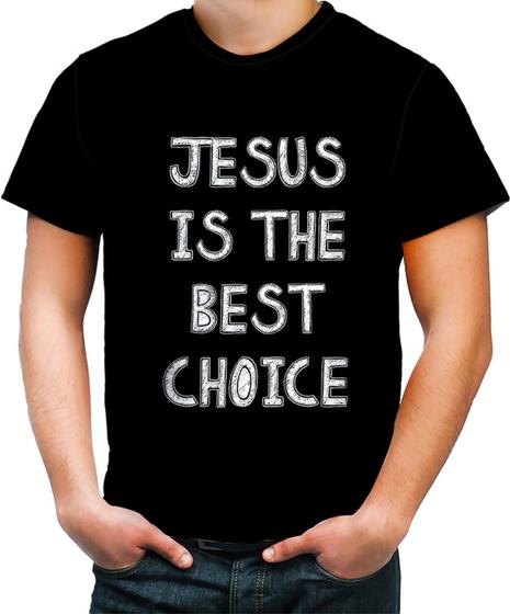 Imagem de Camiseta Colorida Jesus is the Best choice Biblia Gospel 2