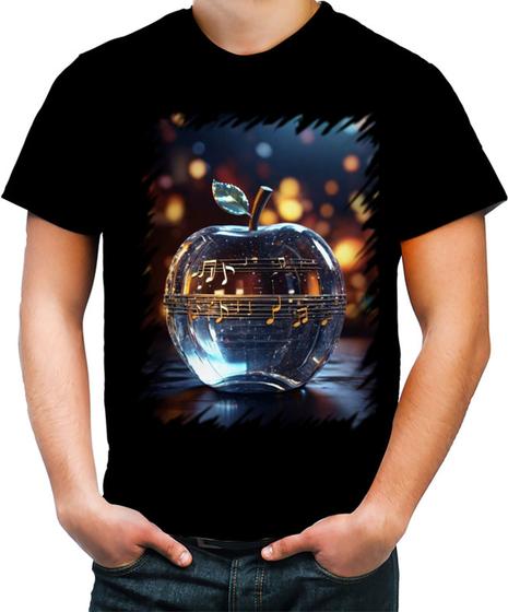 Imagem de Camiseta Colorida Maçã Musical de Cristal 5