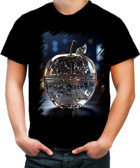 Imagem de Camiseta Colorida Maçã Musical de Cristal 8