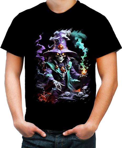 Imagem de Camiseta Colorida Mago da Morte Trevas Magia 5