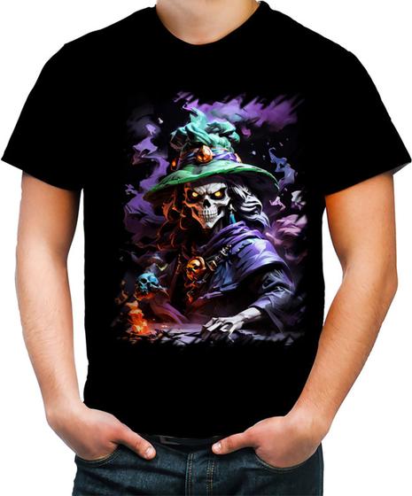 Imagem de Camiseta Colorida Mago da Morte Trevas Magia 7