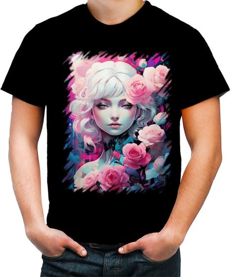 Imagem de Camiseta Colorida Mulher de Rosas Paixão 2