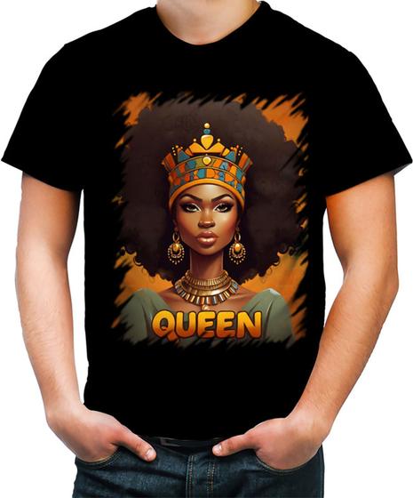 Imagem de Camiseta Colorida Rainha Africana Queen Afric 12