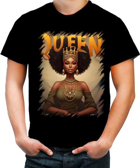 Imagem de Camiseta Colorida Rainha Africana Queen Afric 6