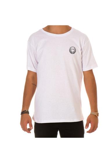 Imagem de Camiseta Com Bordado Manga Curta Amanda Block Costura Reforçada