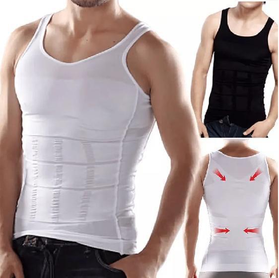 Camiseta Compressão Camisa Masculina Cinta Modeladora Abdominal Regata Academia Menor preço em Camiseta Compressão Camisa Masculina Cinta Modeladora Abdominal Regata Academia