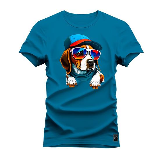 Imagem de Camiseta Confortável Premium Estampada Dog Praiano