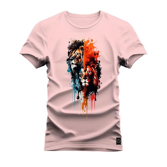 Imagem de Camiseta Confortável Premium Estampada Leões