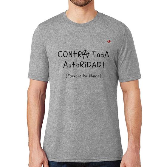 Imagem de Camiseta Contra toda autoridad... excepto mi mamá - Foca na Moda