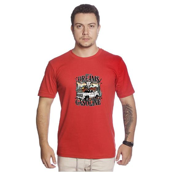 Imagem de Camiseta Country Algodao Masculina Cowboy Estampada Gola Redonda Manga Curta Festa Tendencia