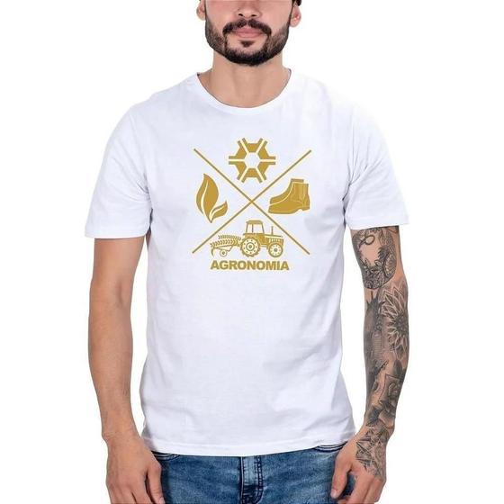 Imagem de Camiseta Country Masculina Estampa Agronomia Manga curta