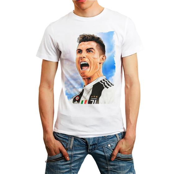 Imagem de  Camiseta CR7 Cristiano Ronaldo Masculina Tamanho M