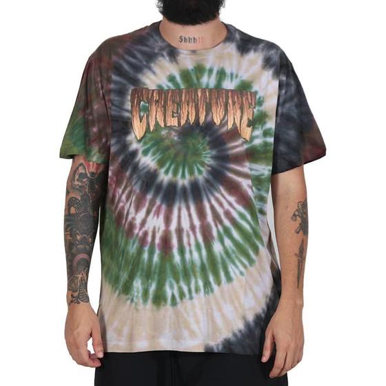 Imagem de Camiseta Creature Logo Rust Especial Tie Dye Marrom