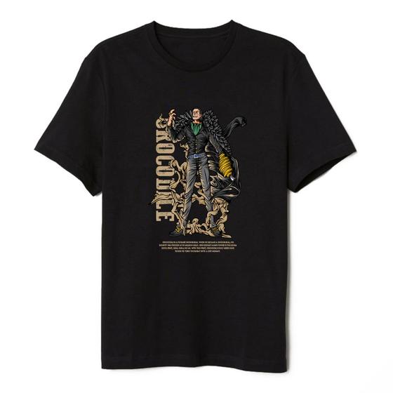 Imagem de Camiseta Crocodile OnePiece Anime Nerd Geek Algodão