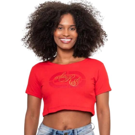 Imagem de Camiseta Cropped Ecko Especial Cha Vermelha J853A Vermelho