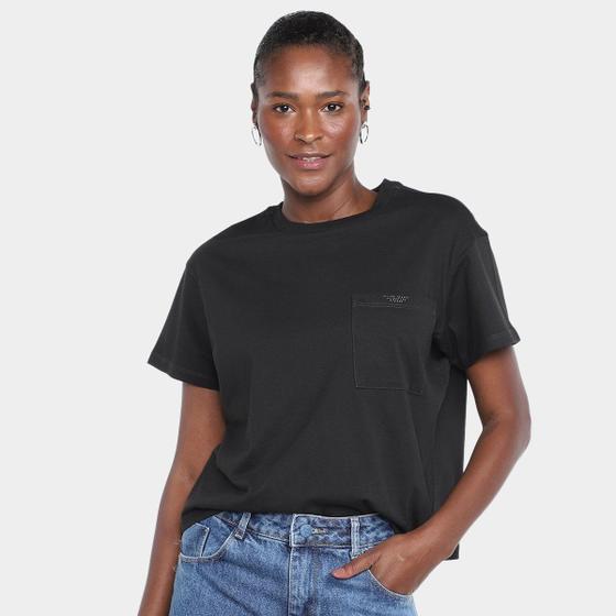 Imagem de Camiseta Cropped Ellus Pocket Hotfix Feminina