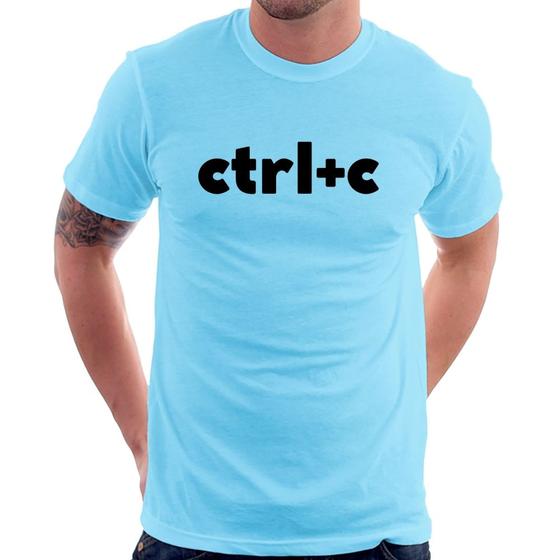 Imagem de Camiseta Ctrl+C - Foca na Moda