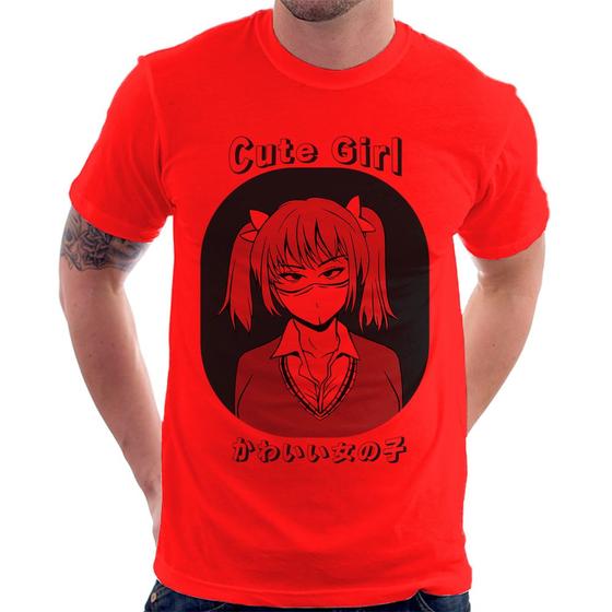 Imagem de Camiseta Cute Girl - Foca na Moda