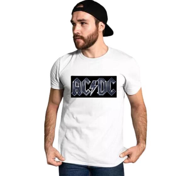 Imagem de Camiseta Da Banda Ac Dc Premium 100% Algodão