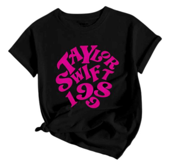 Imagem de Camiseta Da Taylor Swift Pop Baby Look Tecido 100% Algodão