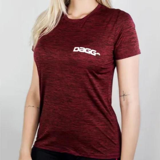 Imagem de Camiseta Dagg Dry Fit Esportiva Academia Poliamida Treino Academia Running Original Feminina