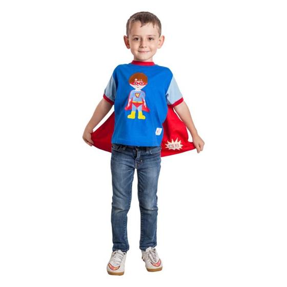 Imagem de Camiseta Dani Lessa com Capa Super Herói P