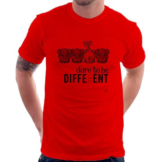 Imagem de Camiseta Dare to be different - Foca na Moda