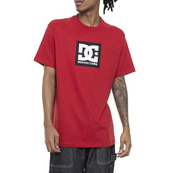 Imagem de Camiseta DC Shoes DC Square Star SM23 Masculina Vermelho