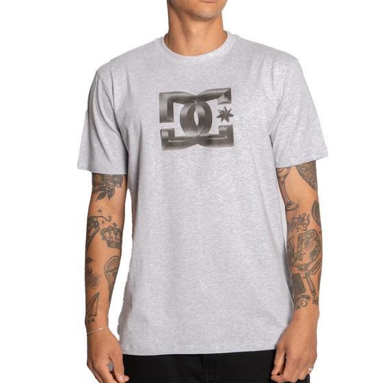 Imagem de Camiseta DC Shoes DC Star Chrome Silver SM25 Masculina Cinza