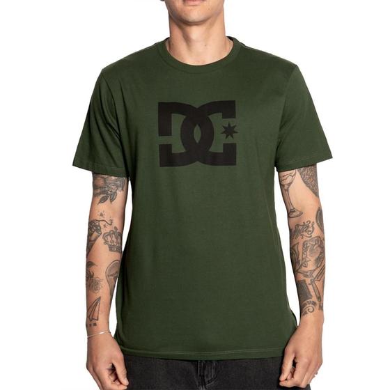 Imagem de Camiseta DC Shoes DC Star Color SM25 Masculina Verde Escuro