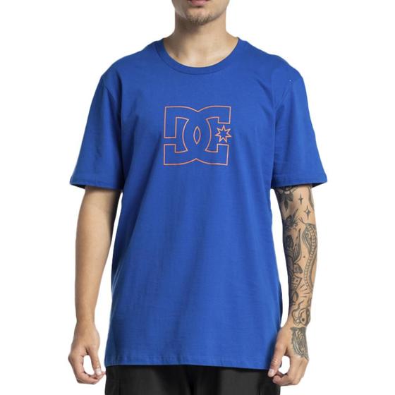 Imagem de Camiseta DC Shoes DC Star Outline WT23 Masculina Azul Escuro