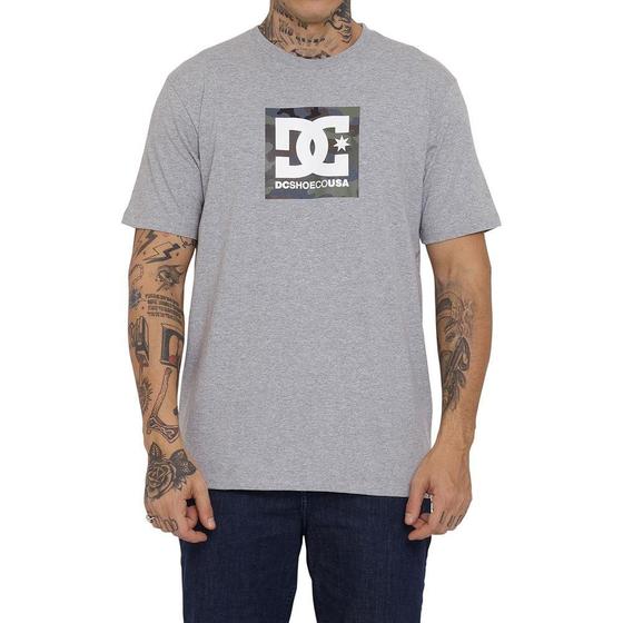 Imagem de Camiseta DC Shoes Square Star Bandana Fill Masculina Cinza 