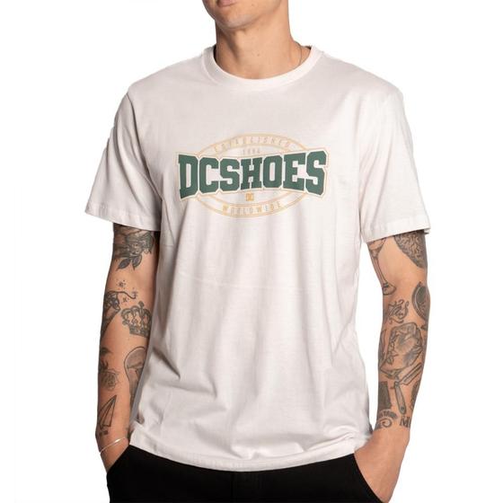 Imagem de Camiseta DC Shoes Standout SM25 Masculina Off White