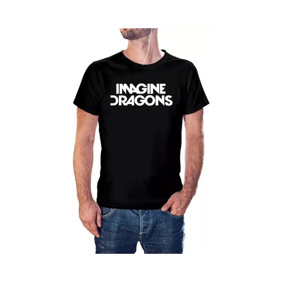 Imagem de Camiseta de algodão Imagine Dragons para crianças