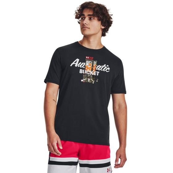 Imagem de Camiseta de Basquete Masculina Under Armour Claw Machine