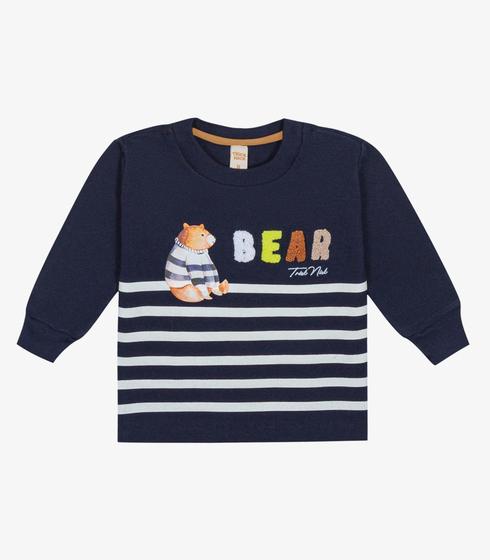 Imagem de Camiseta de Bebê Manga Longa Masculina de Inverno Bear Trick Nick 1020940