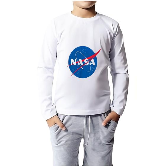 Imagem de Camiseta de Criança Manga Longa Infantil Nasa