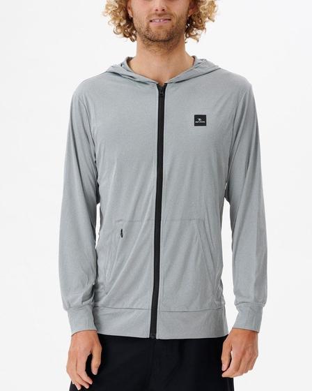 Imagem de Camiseta de lycra rip curl search surfli light grey marle