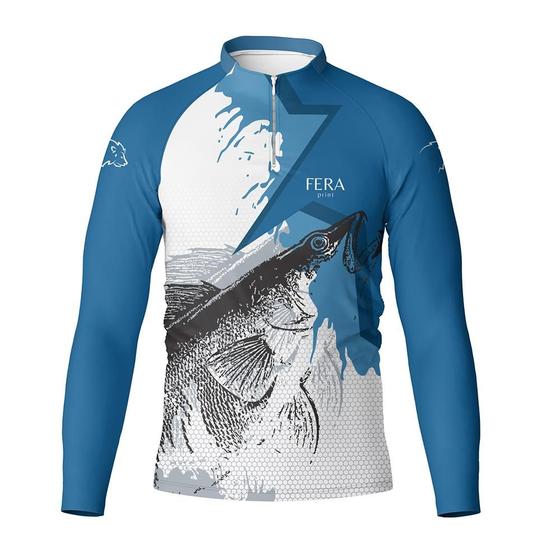 Imagem de Camiseta de Pesca Dryfit com Proteção UV Robalo - Fera Print