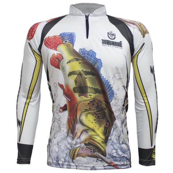 Imagem de Camiseta De Pesca King Proteção Solar Uv KFF302 - Tucunaré