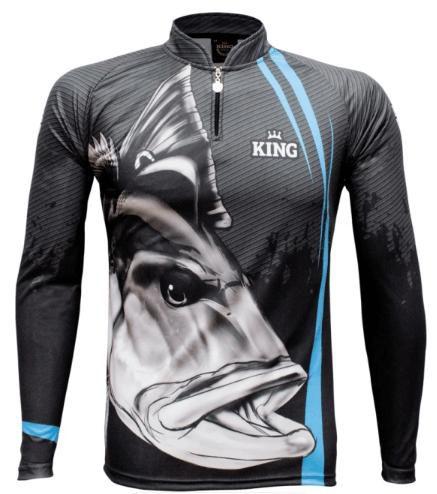 Imagem de Camiseta De Pesca King Proteção Solar Uv Kff606 Tucunare