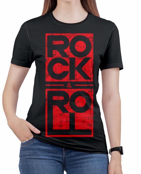Camiseta de Rock n roll Caveira moto Feminina Roupas blusa