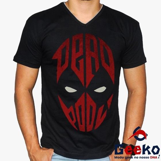 Imagem de Camiseta Deadpool 100% Algodão  Geeko