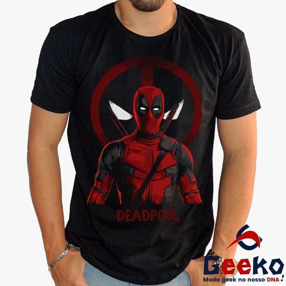 Imagem de Camiseta Deadpool 100% Algodão  Geeko