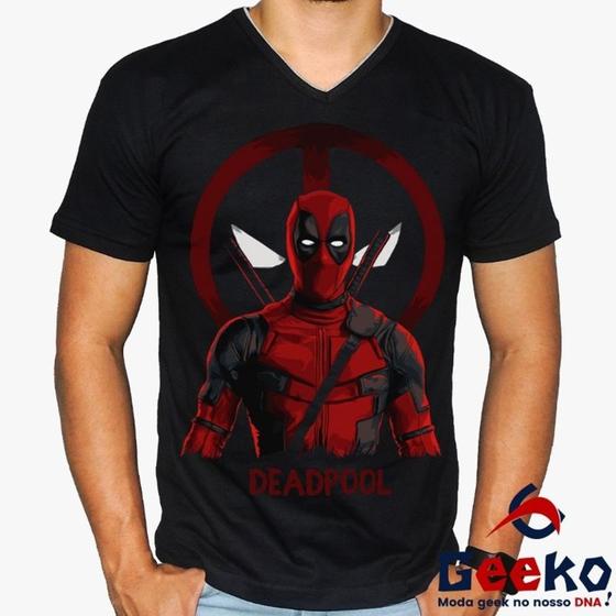 Imagem de Camiseta Deadpool 100% Algodão  Geeko