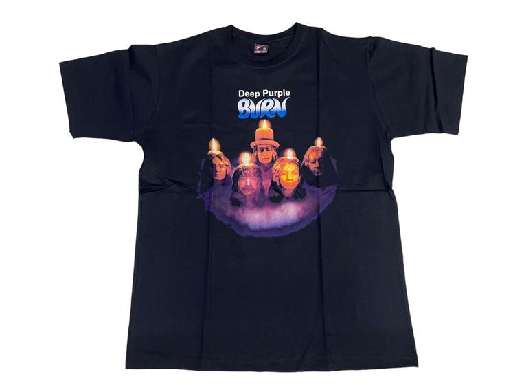 Imagem de Camiseta Deep Purple Burn Banda de Rock Blusa Adulto Unissex Pz008 BM