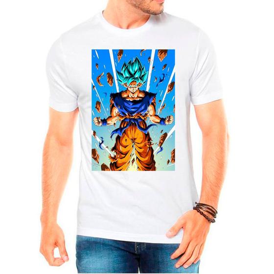 Imagem de Camiseta Desenho Anime Dragon Ball Z Luta Masculina 07