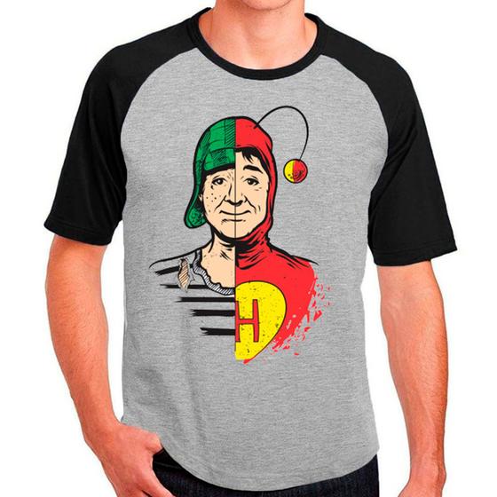 Imagem de Camiseta desenho chapolin chaves cinza masculina07