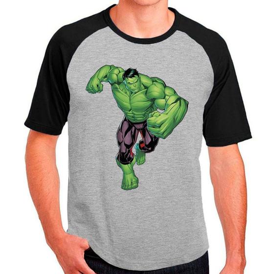 Imagem de Camiseta Desenho Hulk Herói Quadrinhos Masculina 03