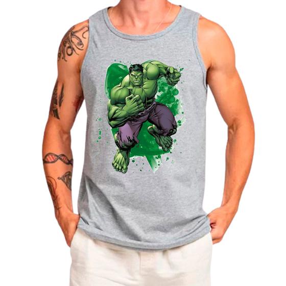 Imagem de Camiseta Desenho Hulk Herói Quadrinhos Masculina 05